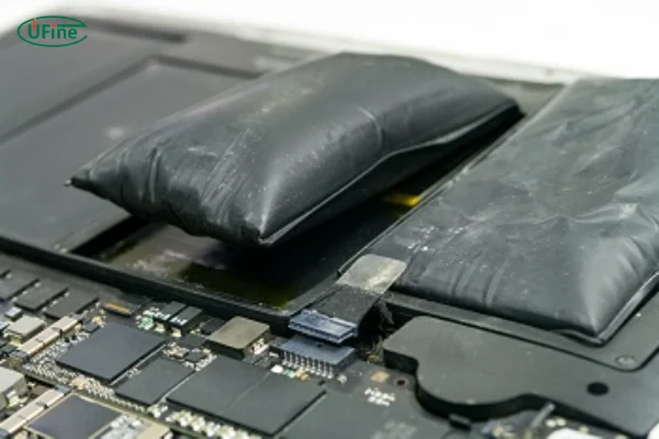 swollen lithium-ion battery speaker