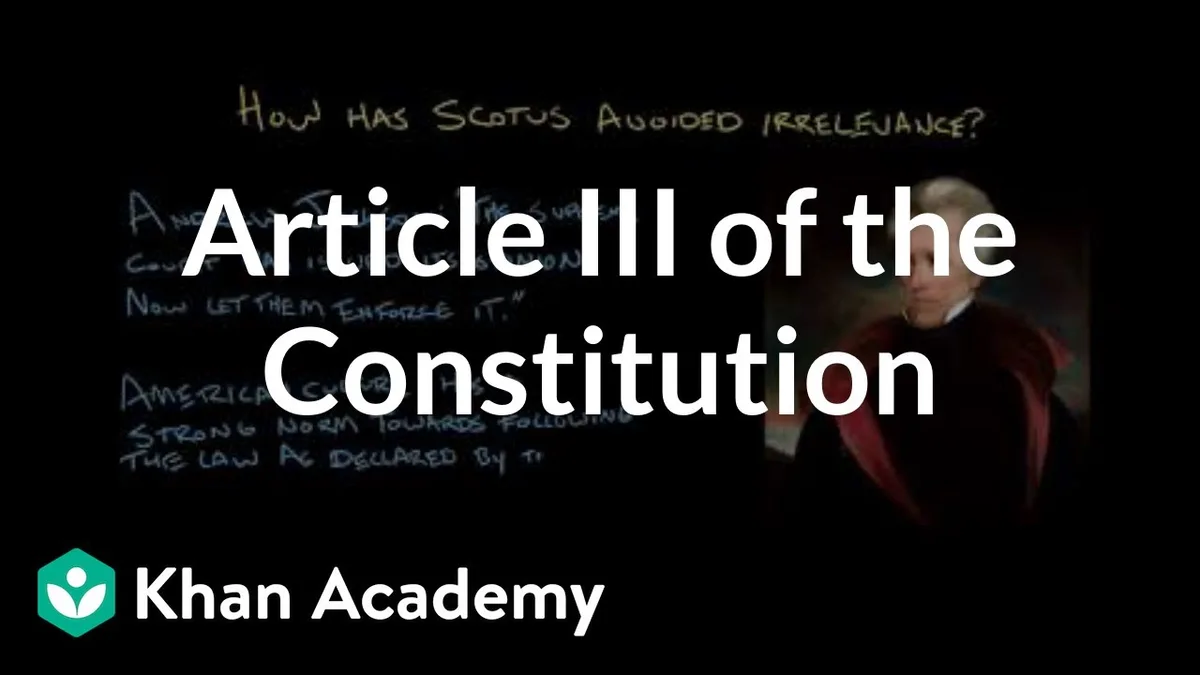 US Constitution separation of powers