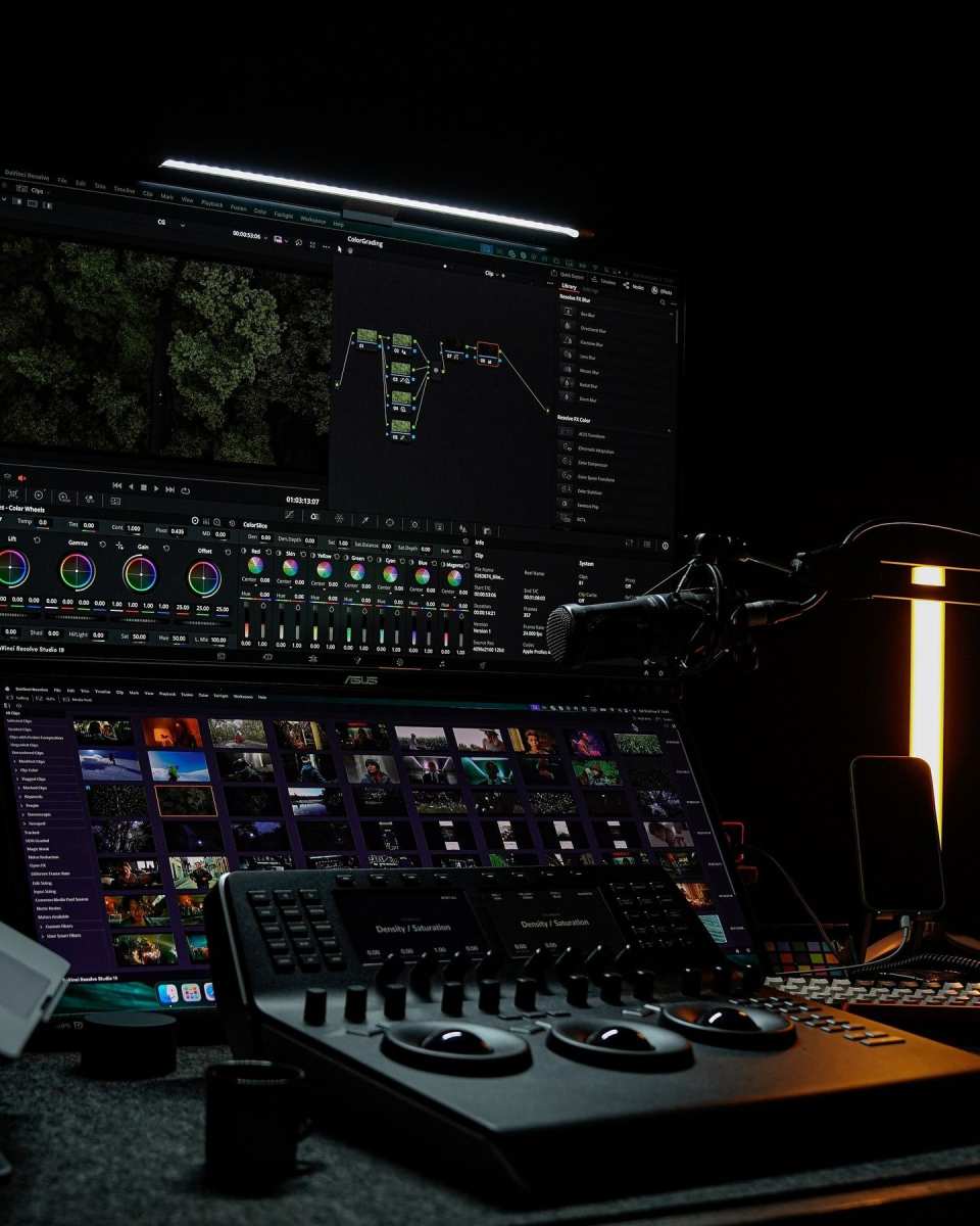 video editing workstation