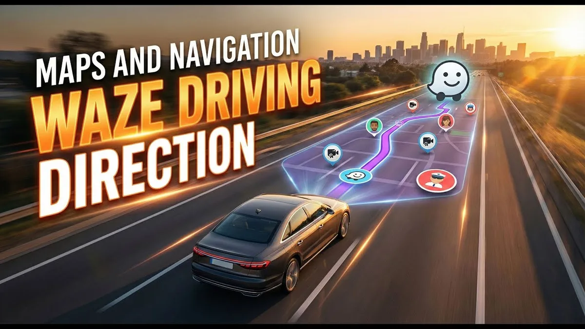 Waze navigation app