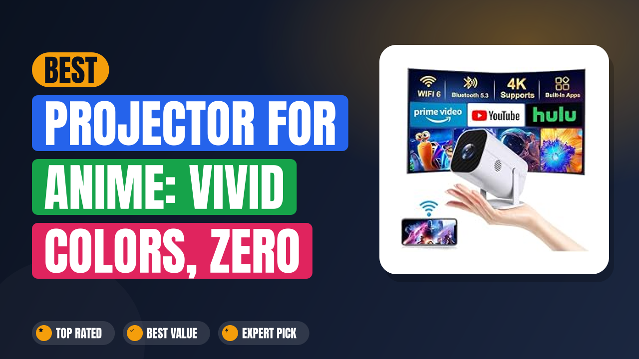 Best Projector for Anime: Vivid Colors, Zero Motion Blur