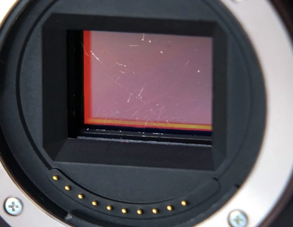camera sensor cleaning safety