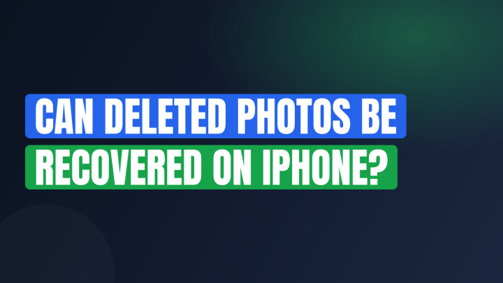 Can Deleted Photos be Recovered on iPhone?