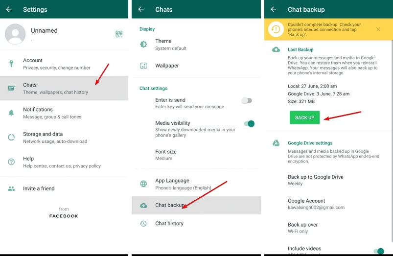 How can I recover permanently deleted WhatsApp messages?
