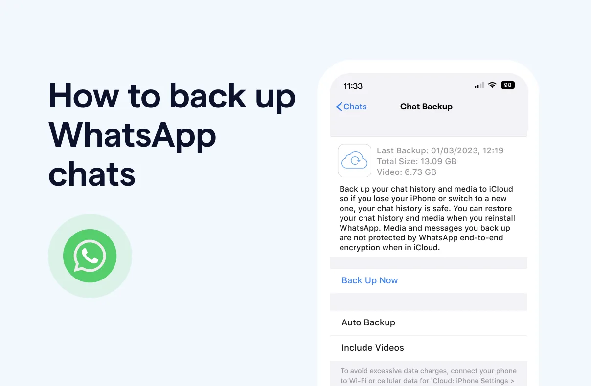 WhatsApp backup restore